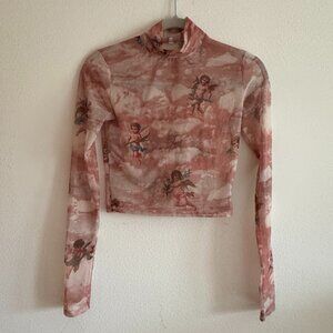 *SOLD* Cherub Mesh Top